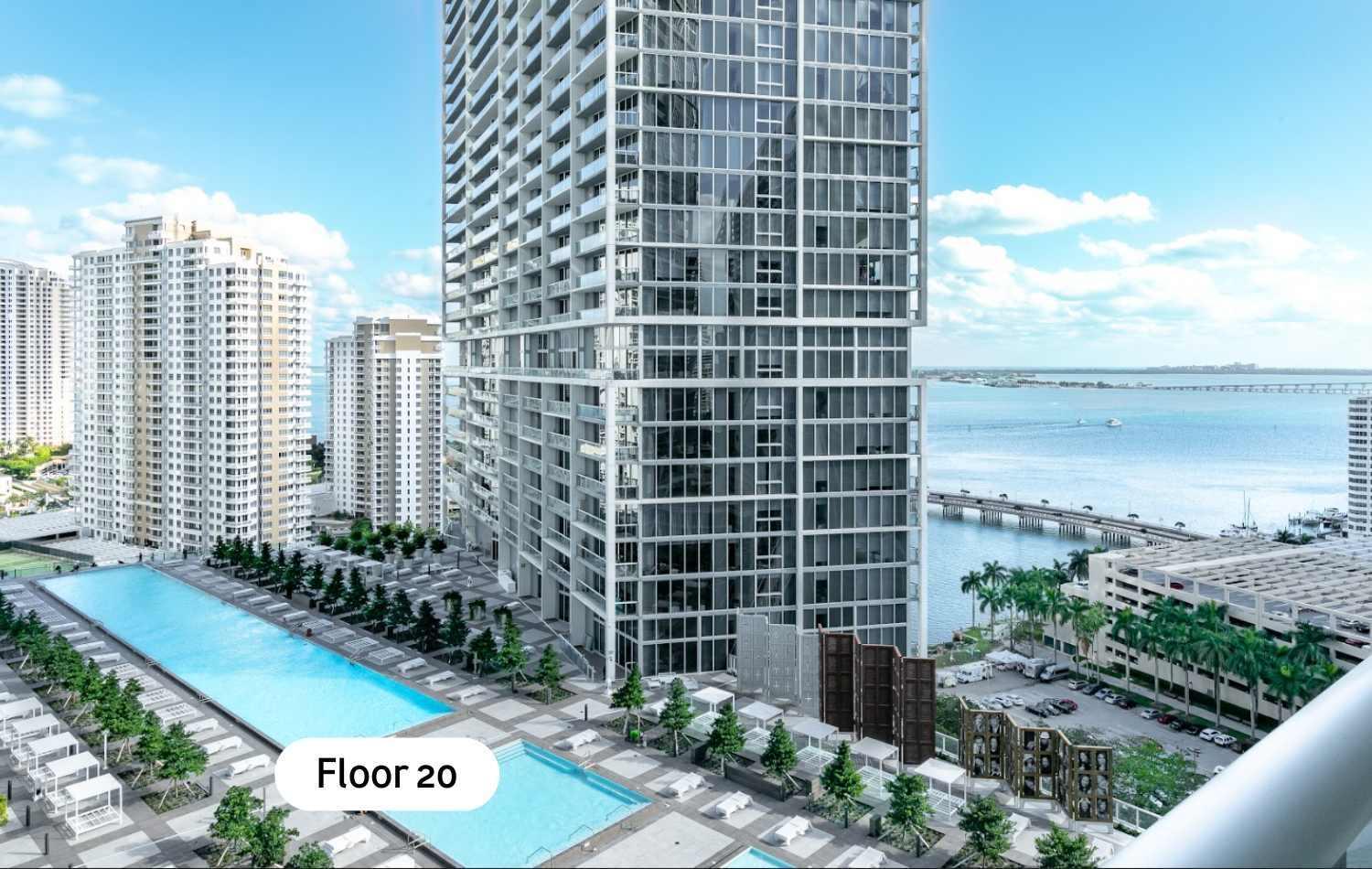 Appartement Mvr - Magnificent Bay & River Views Balcony Miami